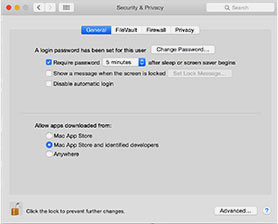 Allow apps on Mac